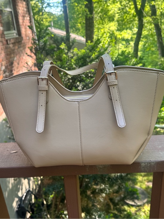 Ello Handbags - Ello Cora Taupe Structured Shoulder Bag — Polene Vibes—Sold Out Style